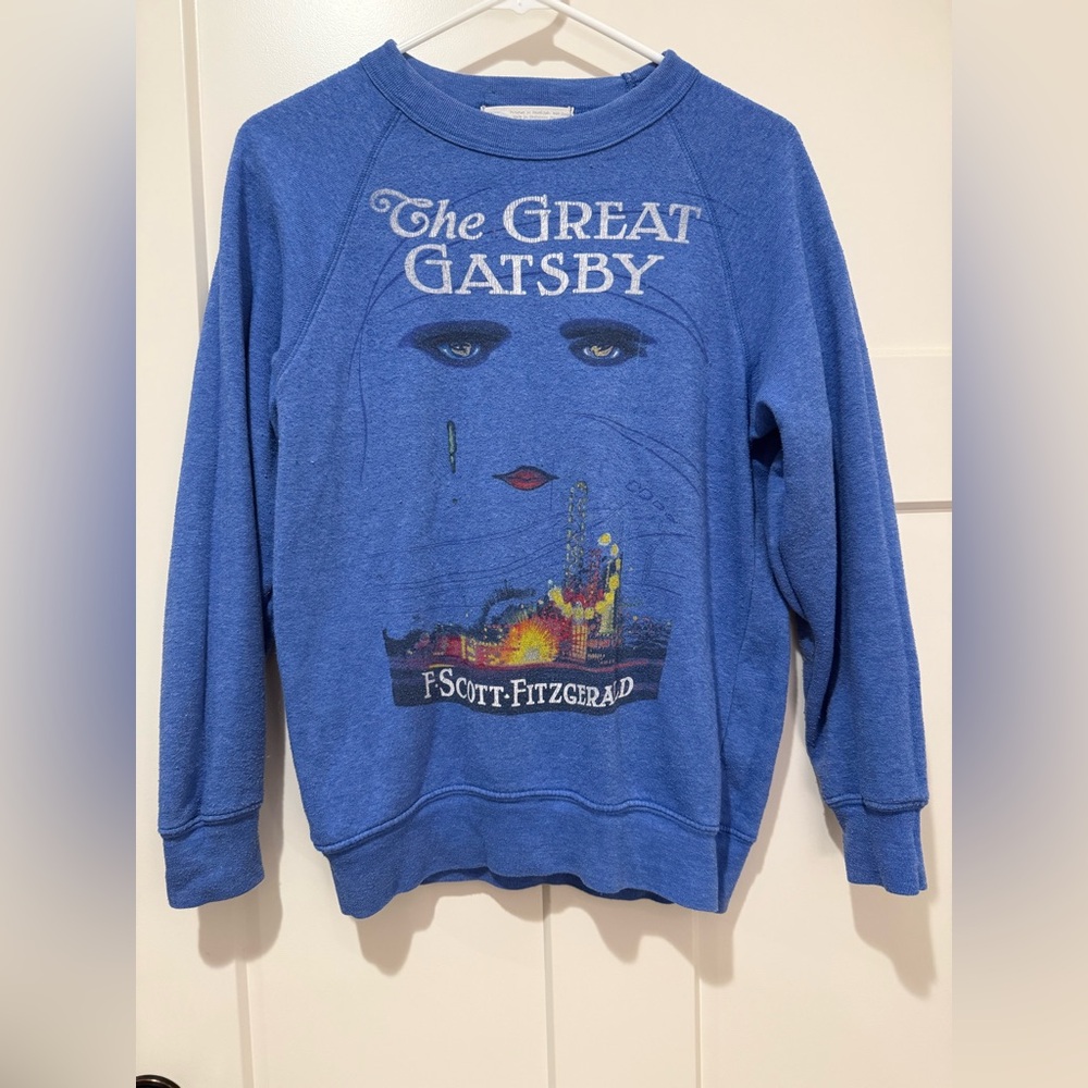 Out of Print The Great Gatsby Sweatshirt, Size Small